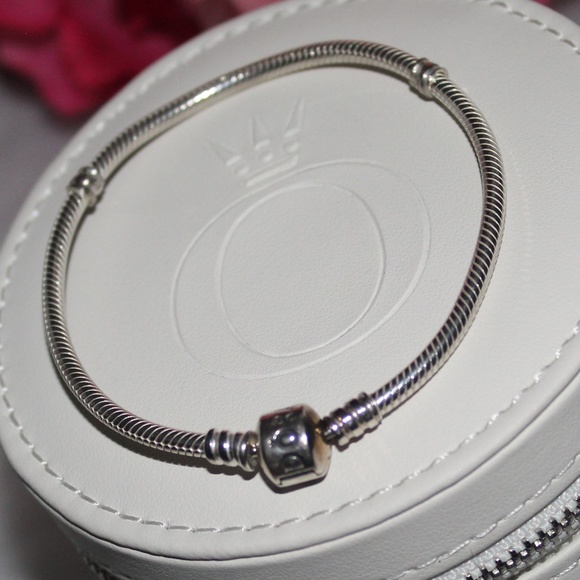 Pandora Jewelry - Classic Pandora Charm Bracelet Barrel Clasp 7.9 in
